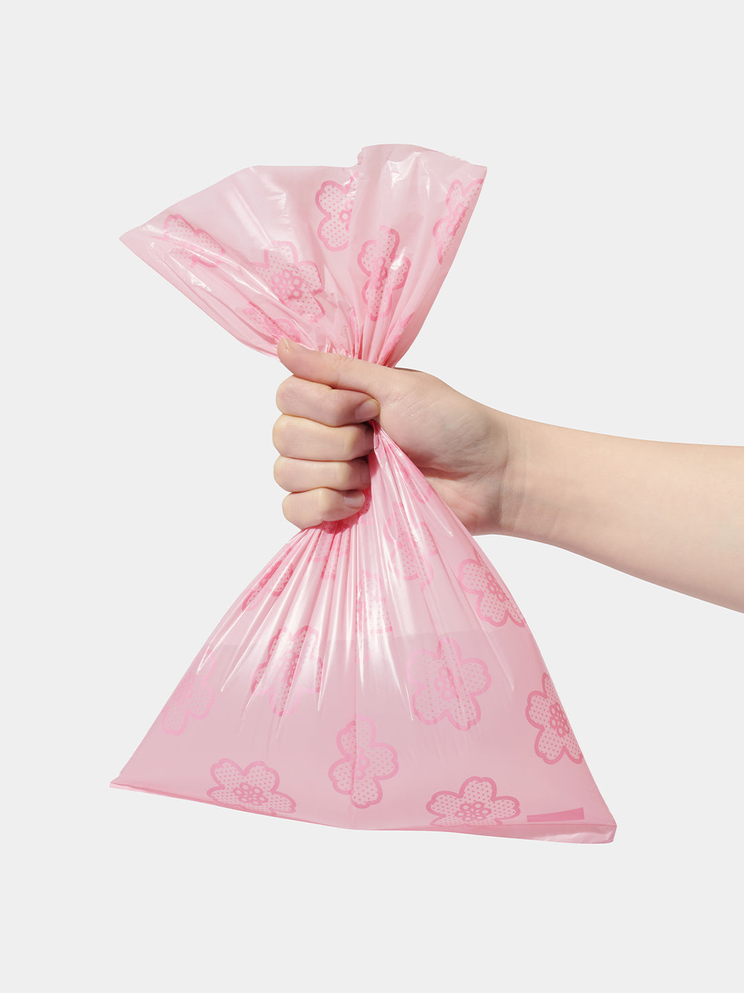 Cherry Blossom Pet Poop Bags with Dispenser