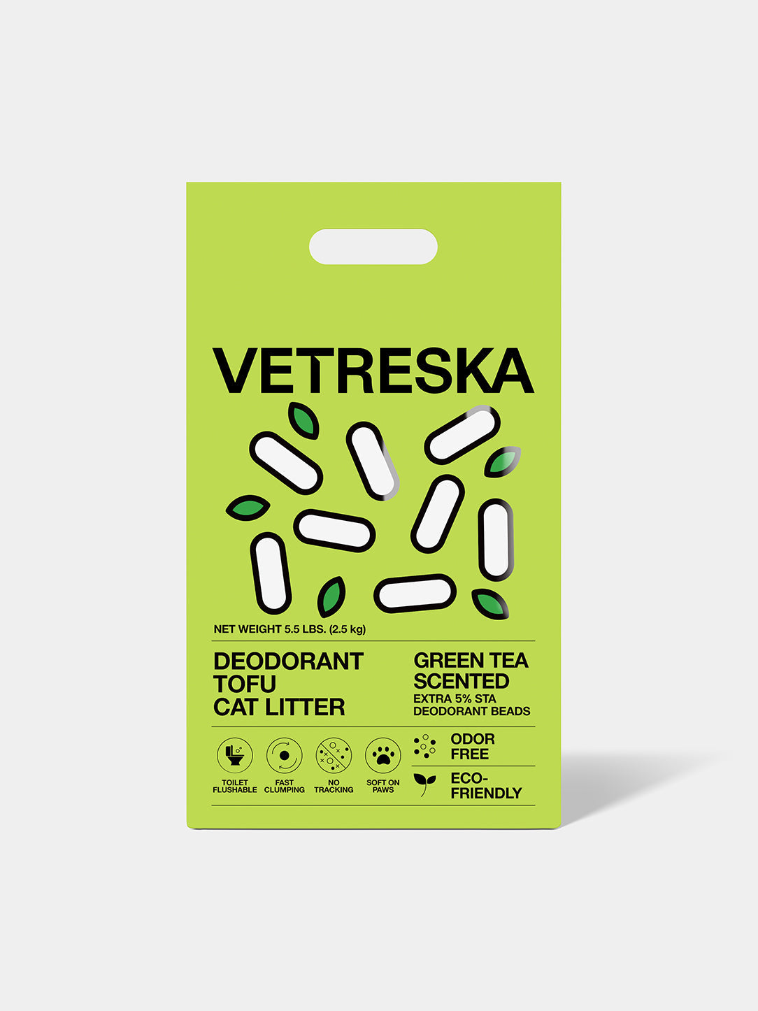 Green Tea Scented Deodorant Tofu Cat Litter